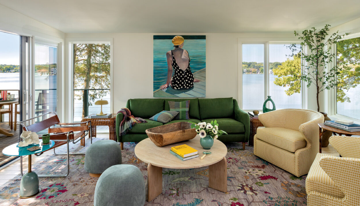 A Waterside Wisconsin Cottage Gets A Whimsical Update