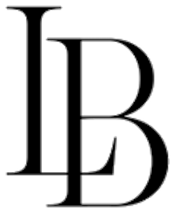 Black overlapping capital letters "L" and "B" on a white background.